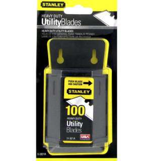   Tools 100 Pack Heavy Duty Utility Knife Blades 076174119923  