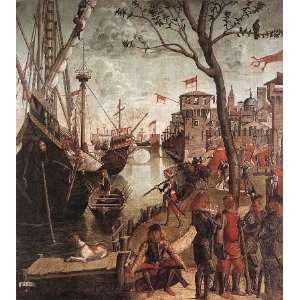   name The Arrival of the Pilgrims in Cologne, By Carpaccio Vittore
