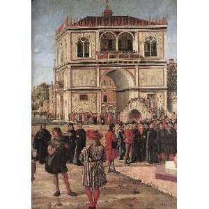   to the English Court detail, By Carpaccio Vittore 