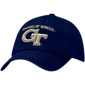   Tech Yellow Jackets Navy Blue Local Campus Hat