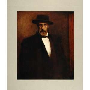  1905 Print Self Portrait German Artist Leo Samberger 