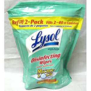  Lysol Disinfecting Wipes w/ Micro Lock ~ Citrus Scent 