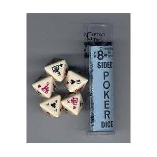  Koplow Games   8 sided Poker Dice Game Toys & Games
