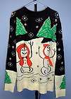 UGLY Christmas Sweater with FLASHING Lights  Tacky Party Fun Unisex