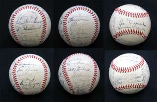 1951 New York Giants team signed baseball (27 sigs)  