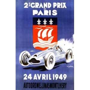  Geo Ham   2e Grand Prix de Paris Giclee on acid free paper 