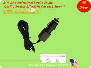 Car Charger Power Cord for Philips DCP750/12 DVD Player  