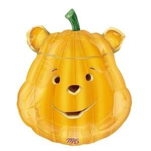  Halloween Balloons   Pooh Pumpkin Head Super Shape Toys 