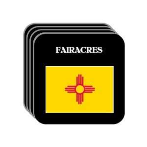  US State Flag   FAIRACRES, New Mexico (NM) Set of 4 Mini 