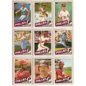  Phillies 1985 Topps Baseball Team Set (Mike Schmidt) (Steve 