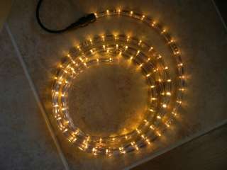   feet of 12V LED YELLOW AMBER Lighting Rope Lights   EXPEDITED SHIPPING