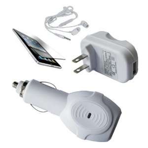  Skque Micro USB Wall+Car charger with 5V 2100mA +WHITE 3 