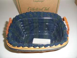 Lot 5 Longaberger Collectors Club Renewal Baskets & 2001 Gift  