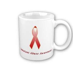Inhalant Abuse Awareness Ribbon Coffee Mug