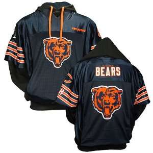 Chicago Bears Gridiron Layered Hooded Sweatshirt