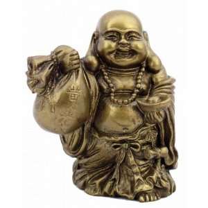   Hong Tze Collection Golden Buddha Grabbing Money Bag