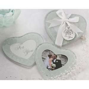 Baby Keepsake Heartfelt Memories Frosted Heart Photo Coasters Set of 
