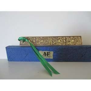  Aqua Fortress Etched Brass Bookmark 