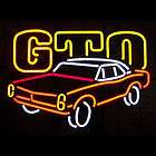 GM AMERICAN AUTO PONTIAC GTO NEON SIGN / LIGHT