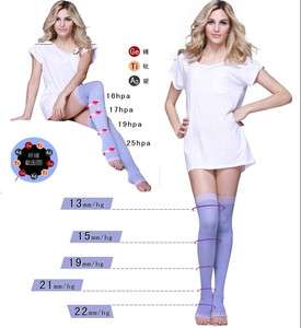   One Pair Overnight Slimming Socks Leggings spats stockings 480D Purple