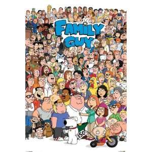  Television Posters Family Guy   Characters   35.7x23.8 