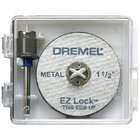 Dremel EZ406 1 1/2 Inch EZ Lock Rotary Tool Cut Off Wheel and Mandrel 