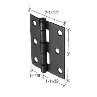   Black 2 13 32 in. Storm And Screen Door Replacement Hinge 9D T1VW 7A14
