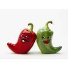 Attractives Hot Chili Peppers Magnetic Salt & Pepper Shakers