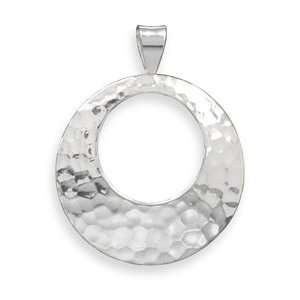 Cut Out Hammered Pendant