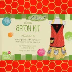   Claudette Fashion Apron Kit Fabric By The Each Arts, Crafts & Sewing