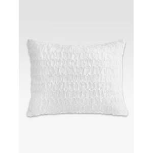  Donna Karan Essentials Ruched Pillow/White   White