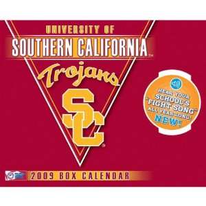  USC Trojans 2009 Box Calendar with Sound Sports 