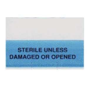  Blue “ Sterile Unless… “ Label Health & Personal 