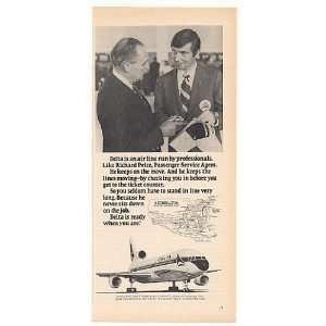   Delta Passenger Service Agent Richard Price Print Ad
