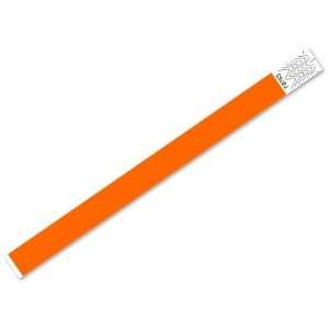  Neon Orange Tyvek Wristbands