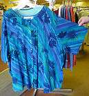   New 6X Big Shirt, Tunic, or Cover Up 100% Woven Cotton Button Front