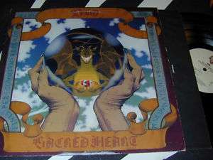 Ronnie James DIO Sacred Heart LP Dragon Cover LP Warner  