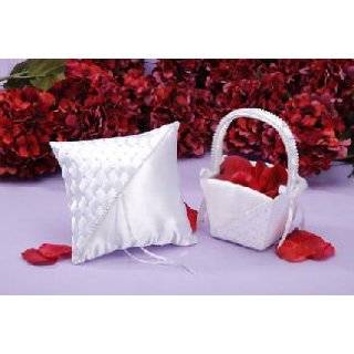   Ring Bearer Pillow and Flower Girl Basket Set Explore similar items
