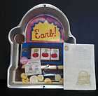WILTON SLOT MACHINE 1998 Cake Pan WITH INSERT & COMPLETE INSTRUCTIONS 