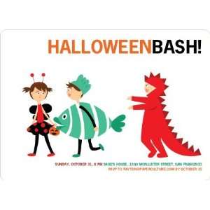  Ladybug, Fish and Alligator Costume Party Invitations 