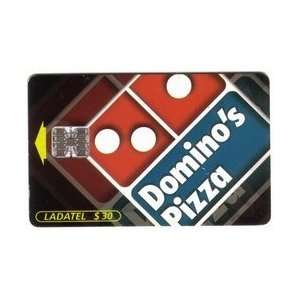  30 Dominos Pizza With Coca Cola Logos On Reverse (Chip Card) USED