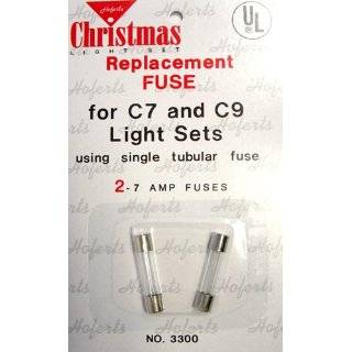 Pack of 6 Replacement Fuses For Mini Christmas Lights   3 Amps  