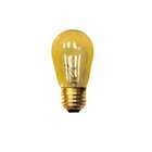 SUNLITE 0.8W 120V S14 Amber E26 LED Light Bulb