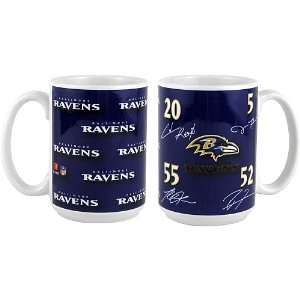  Boelter Baltimore Ravens Team / Player Coffee Mugs  2 Pack 