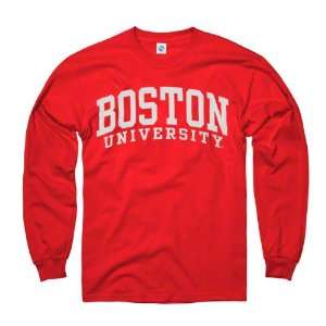 Boston Terriers Red Arch Long Sleeve T Shirt Sports 