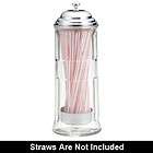 Tablecraft 714CH Glass Countertop Straw Holder   FAST Shipping 