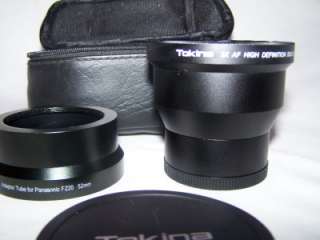 Tokina 3X AF HD Digital Telephoto Lens w/ FZ20 Adapter  