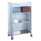 Wire Products Inc Linen Cart Cover BLUE   24 X 48 X 72