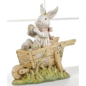  Roman 62859 7 Bunny in Wheelbarrow Figurine Everything 