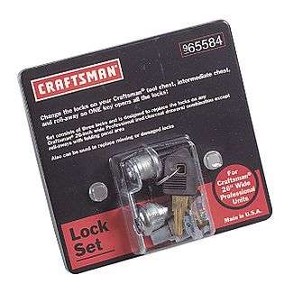   Lock Set  Craftsman Tools Tool Storage Tools Storage Accessories
